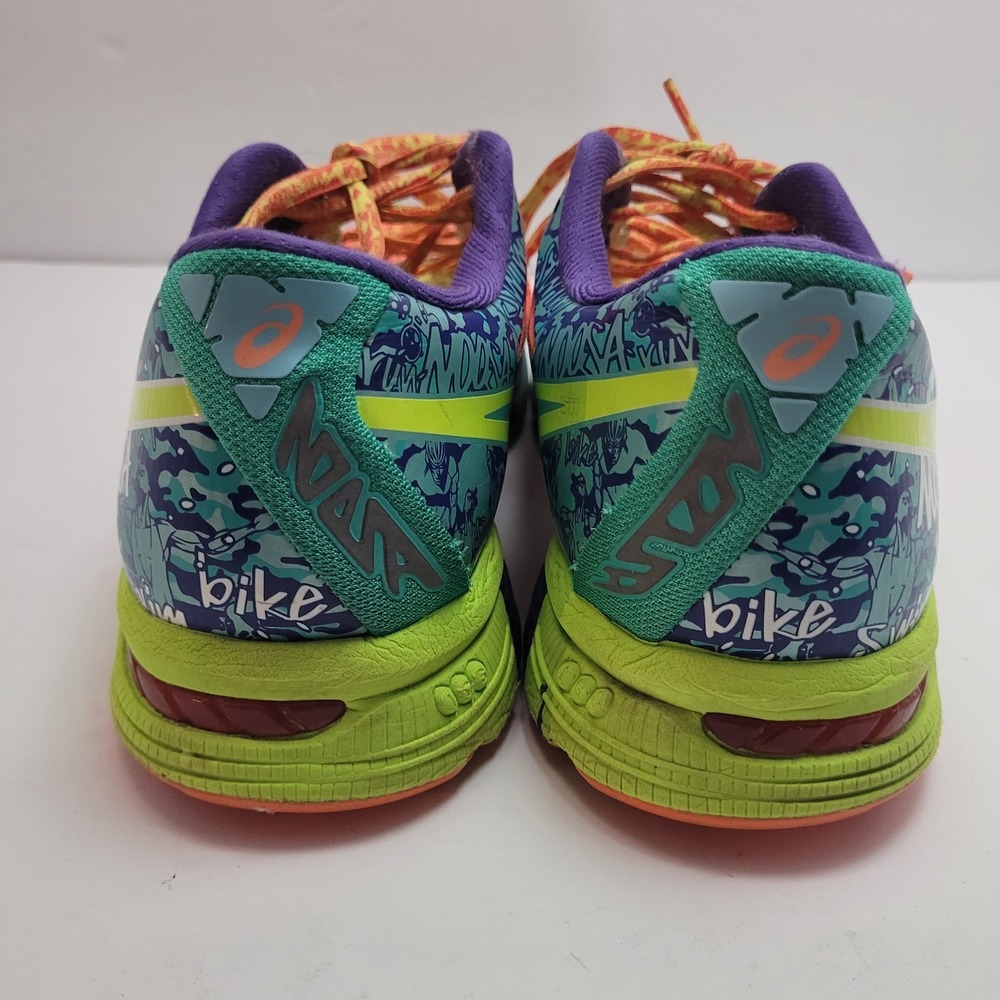 ASICS Triathlon Running Shoes GEL-Noosa Tri 10 Womens 8.5 Colorful - Picture 4 of 9
